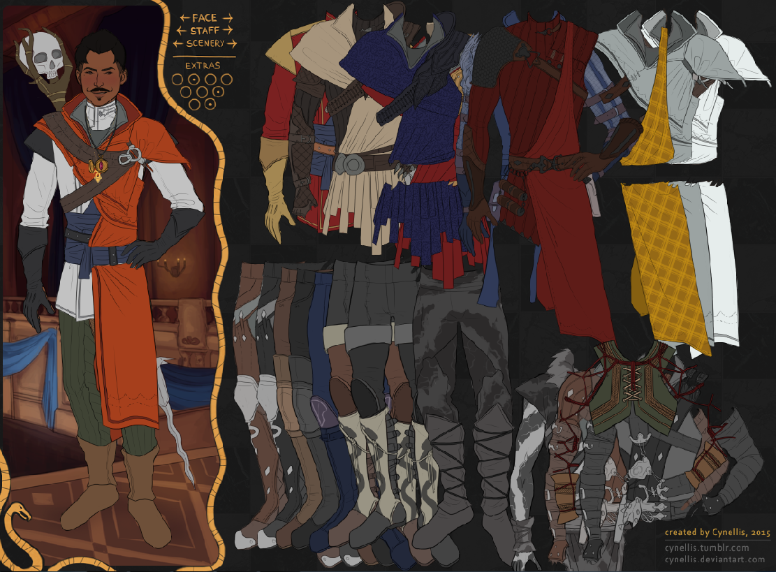 Dragon Age Dorian Pavus DRESS-UP GAME