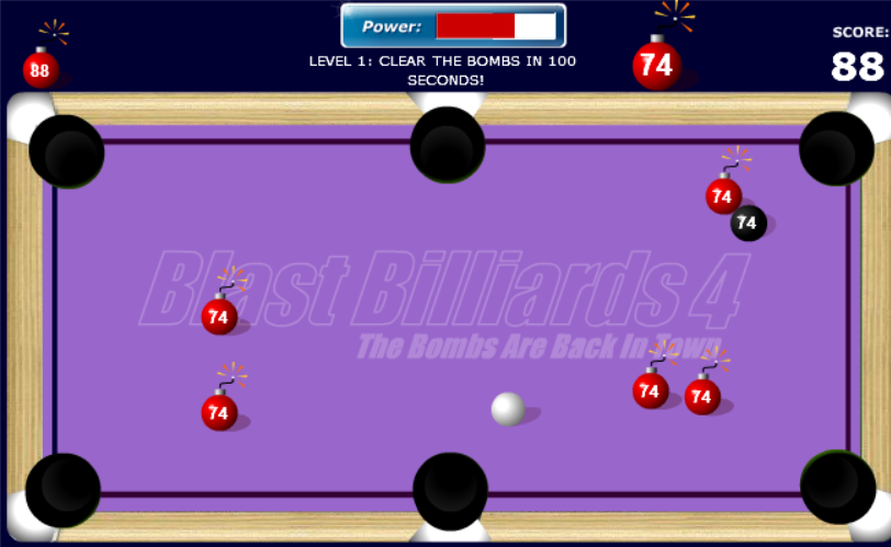 Blast Billiards 4: The Bombs Are Back In Town