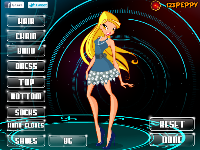 Winx Beauty Dress Up