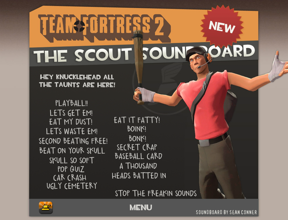 TF2 Scout Soundboard