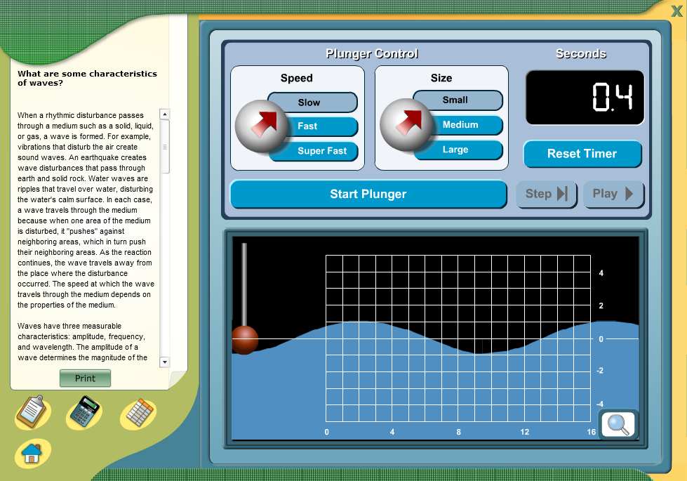 What are some characteristics of waves?