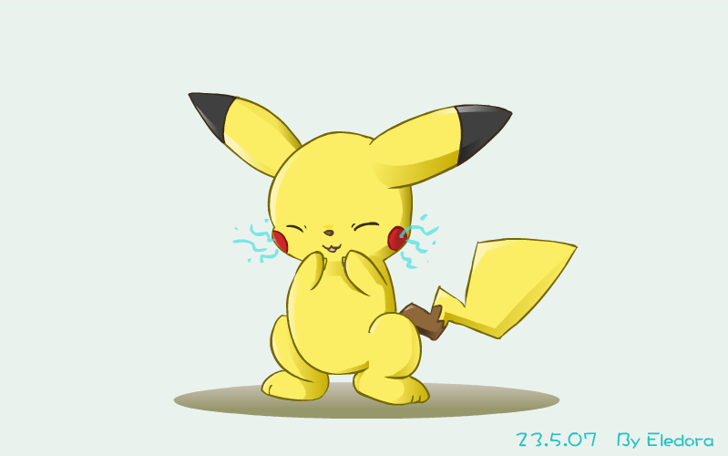 Continually sparking Pikachu