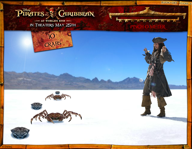 Pirates of the Caribbean: At World's End - Whack-A-Crab!!!