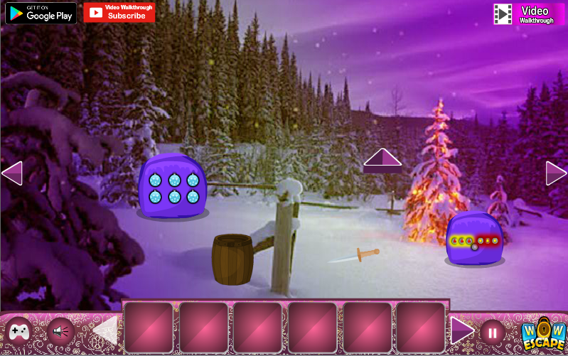 Fantasy Christmas Tree Forest Escape