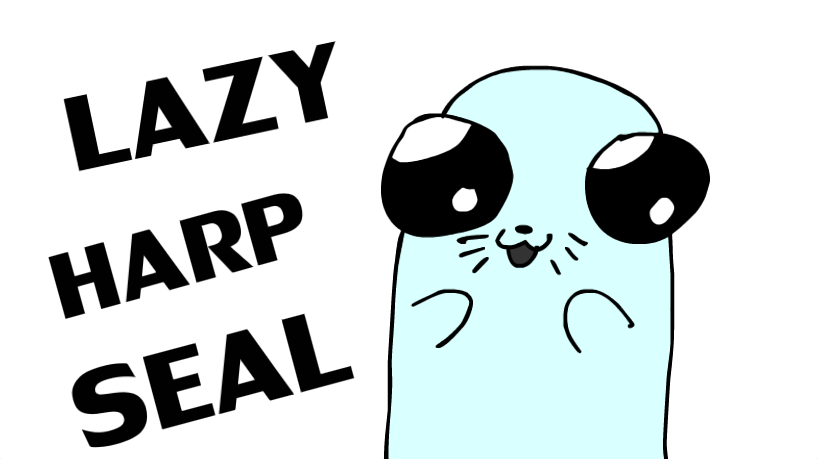 Lazy Harp Seal Has No Job