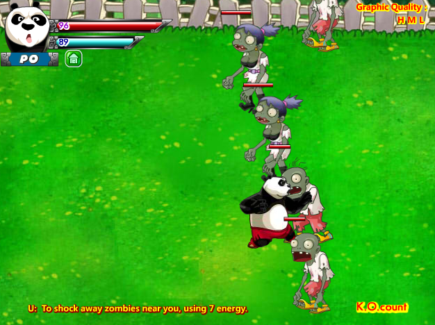 Panda vs Zombies