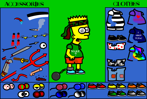 Bart Simpson Dress Up