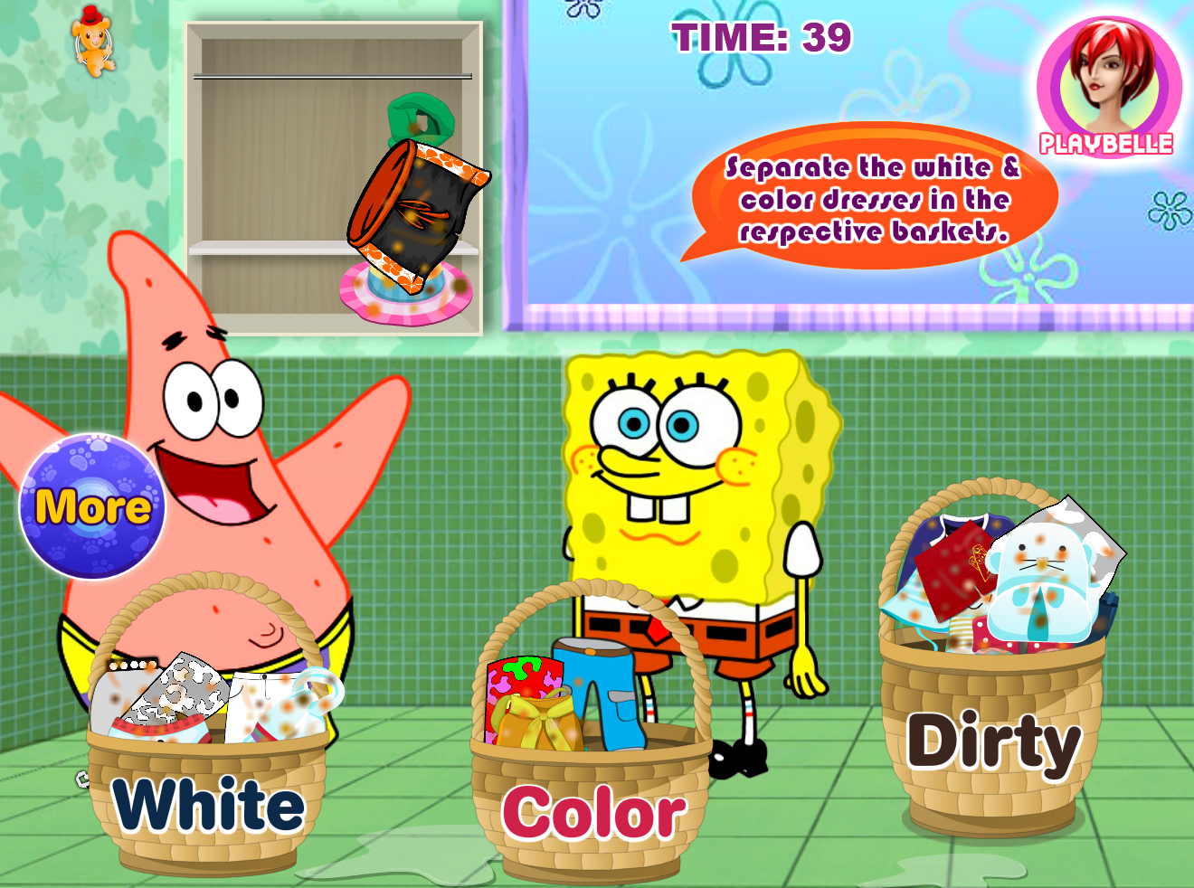 SpongeBob SquarePants Washing Pants