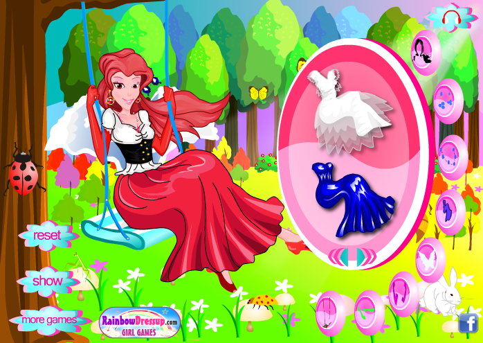 Princess on the Swing