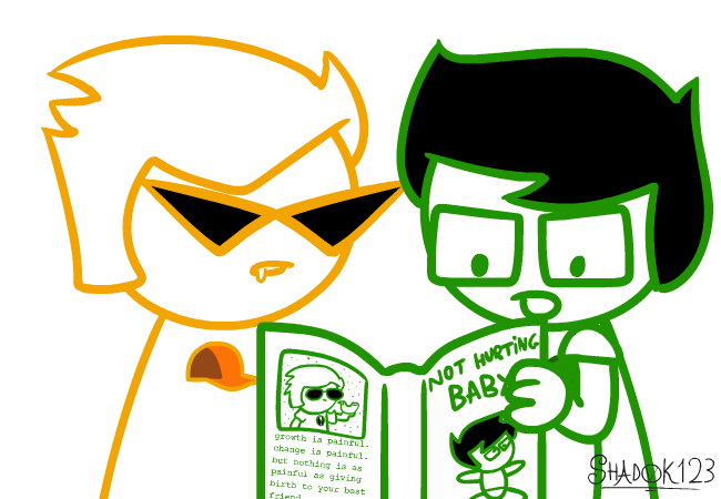 Homestuck: The Baby is 2 Animation (The dirk rap)