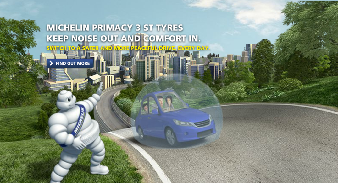 Michelin Singapore Website Banner