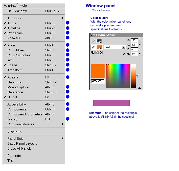 The windows panels