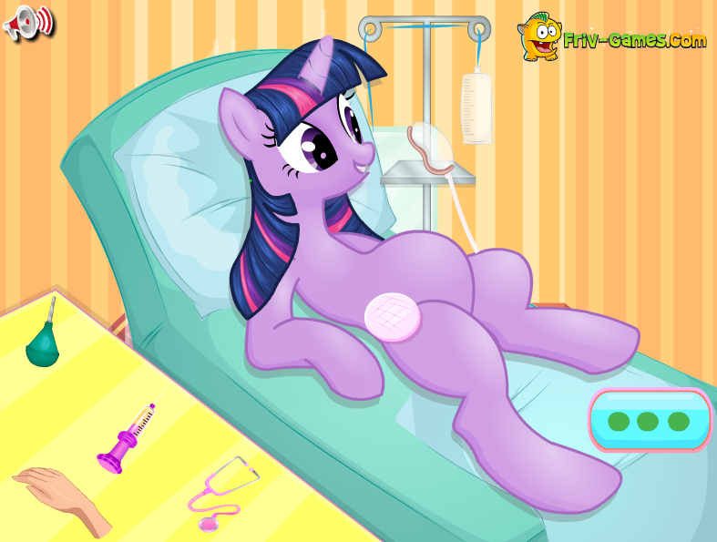 My Little Pony Pregnant Sparkle Check Up