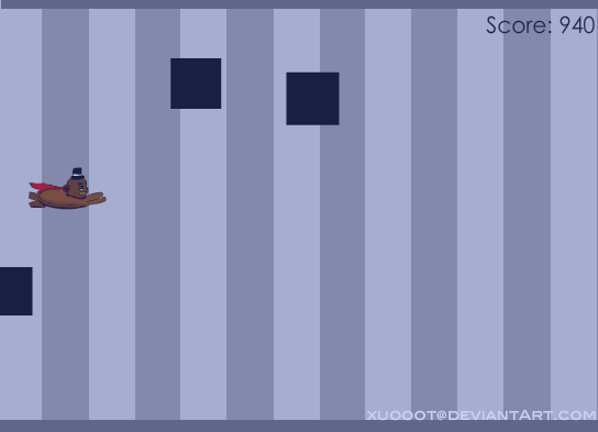 Flying Freddy - A FNAF Flash Game