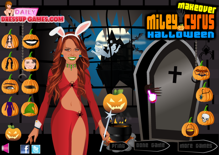 Miley Cyrus Halloween Makeover