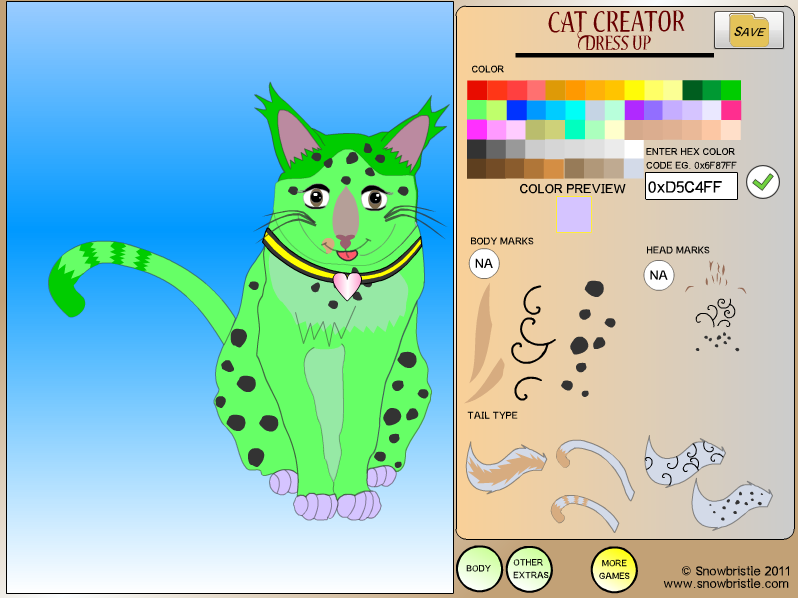 Cat Creator Dress Up
