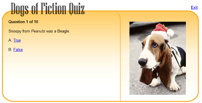 Dogs of Fiction Quiz