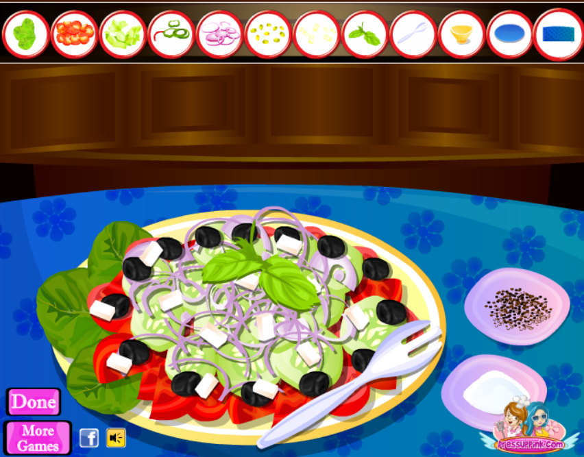 Greek Salad Decoration