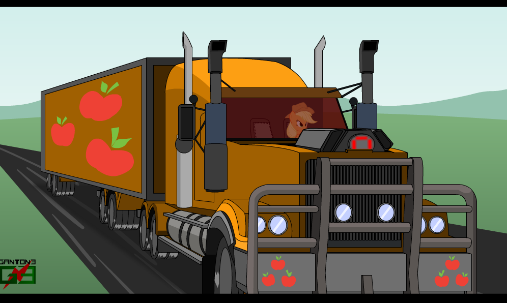 Flash - Applejack found an apple transport