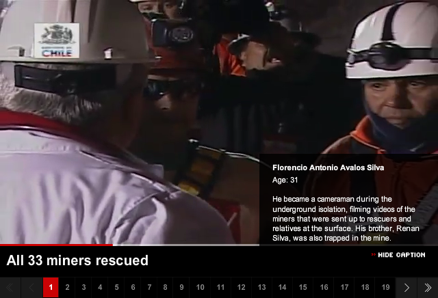 Chilean Mining Accident Rescue Gallery
