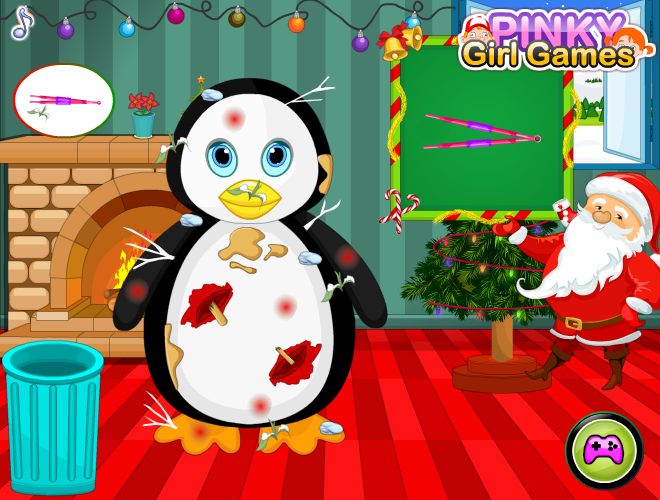 Messy Penguin Christmas Makeover