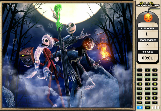 The Nightmare Before Christmas - Find the Numbers