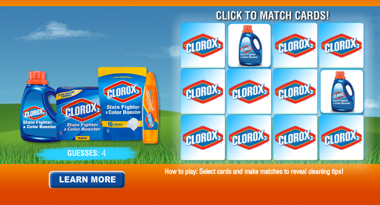 Clorox Matching Game