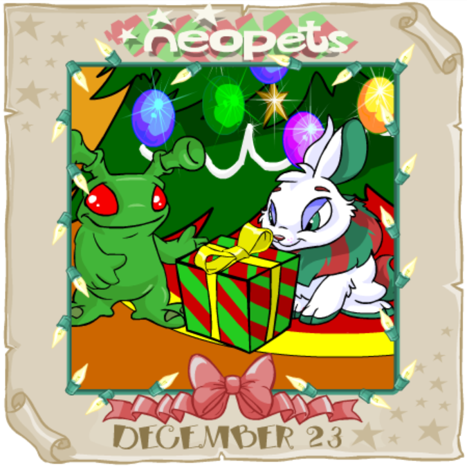 Neopets Advent Calendar 2003: Day 23