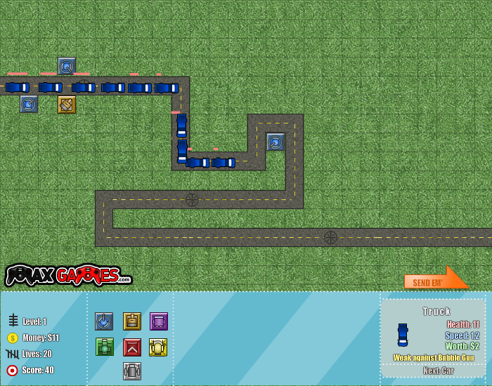 Vehicle Tower Defense 2