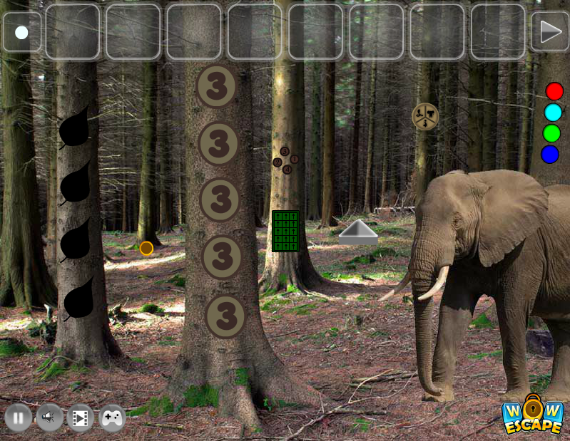 Escape from Wild Elephant