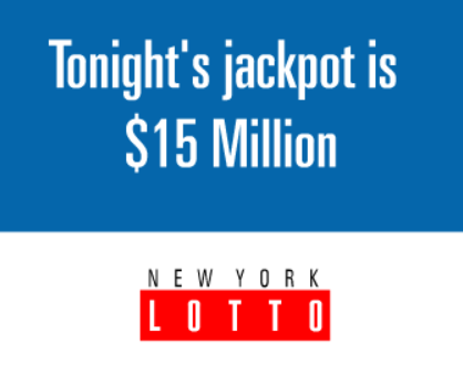 New York LOTTO $15 Million Advertisement