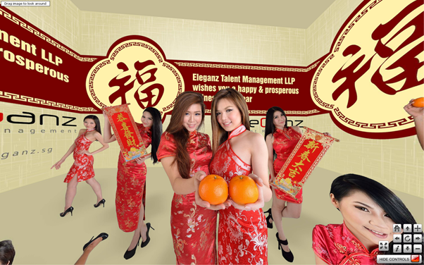 Chinese New Year 2013 - Greetings from eleGanz Virtual Reality Image