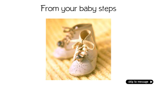 Hallmark ""Each Step Sponsored By Bissell" E-Card