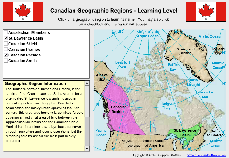 Canadian Geography - Landscape