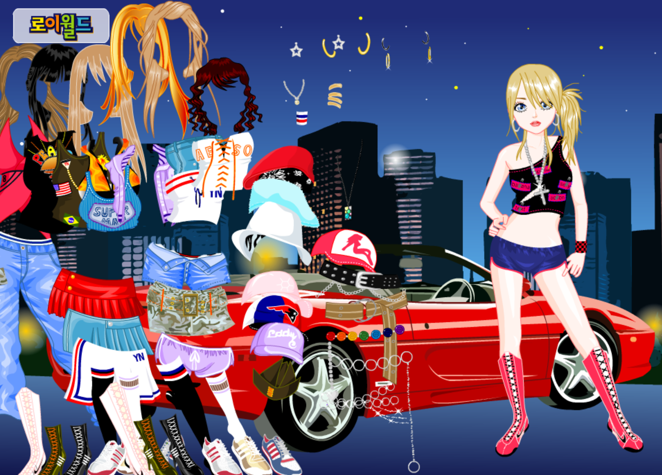 Roiworld Club Girl Dressup