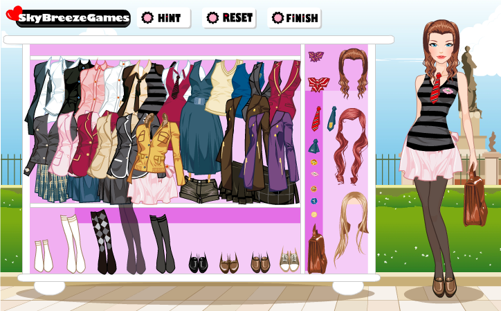 Back To School Dress Up Game
