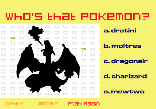 Who's That Pokemon? (Pokemon.com)