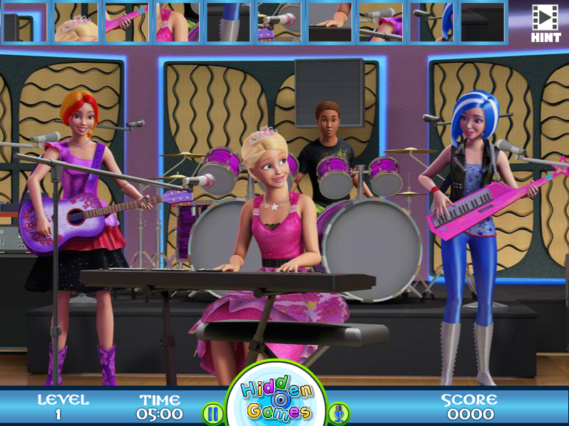 Barbie in Rock N Royals Spots