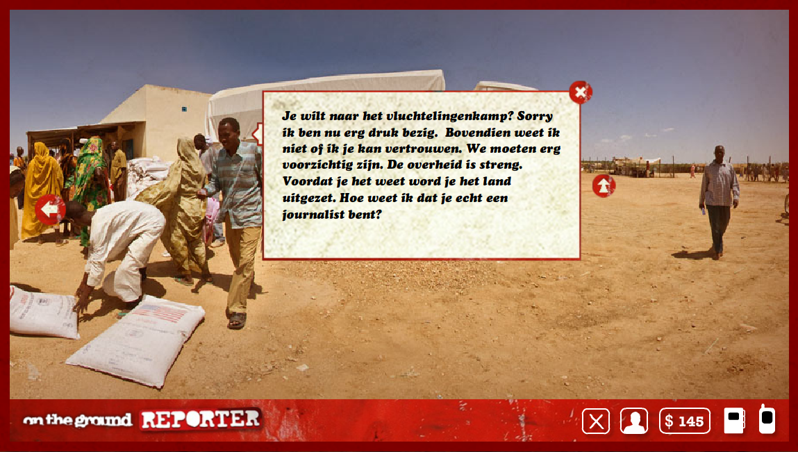 On the ground Reporter