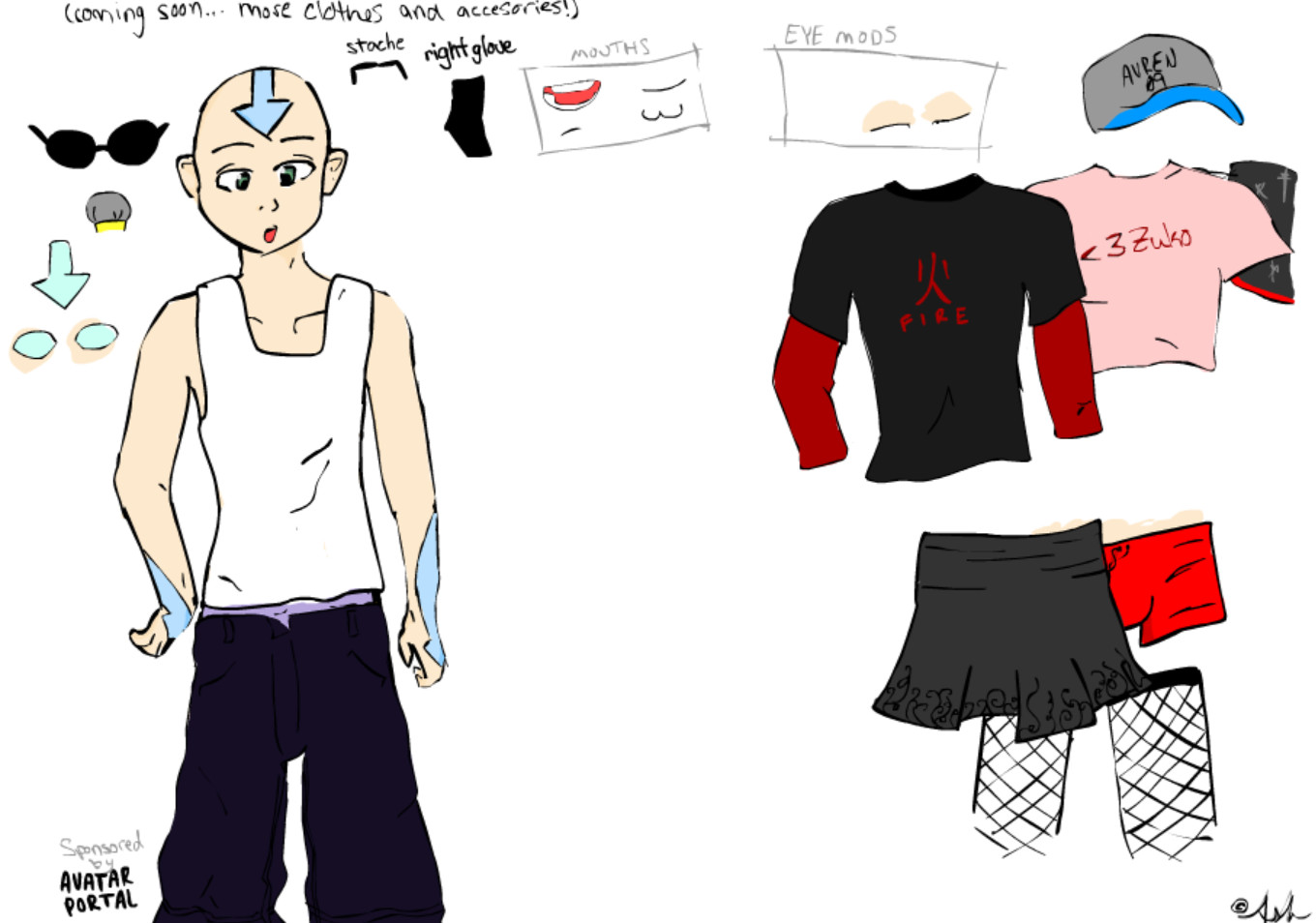 Aang Dress-up time