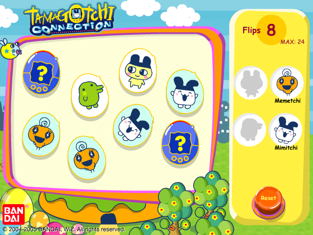 Tamagotchi Match Cards Game