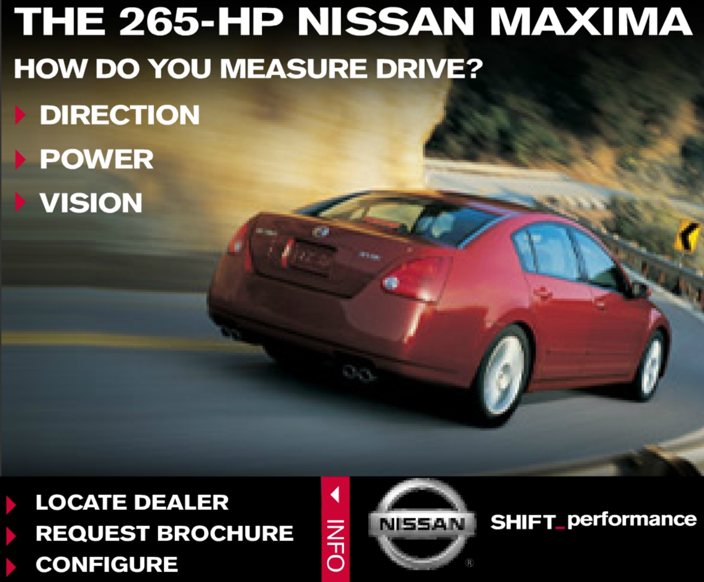 The 265-HP Nissan Maxima Banner Ad