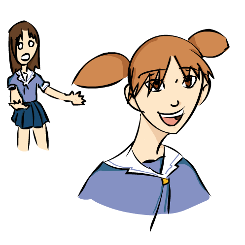 Animation: Chiyo's Pigtails