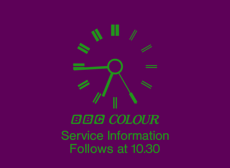 BBC Service Informarion Clock