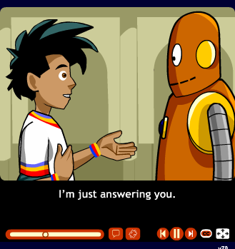 At the Museum - Present Progressive (Neg)