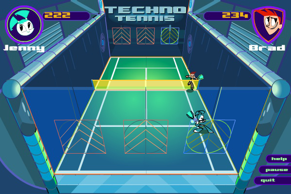 My Life as a Teenage Robot: Techno Tennis