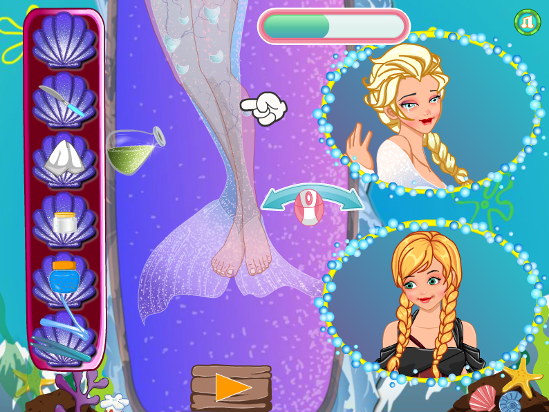 Elsa Mermaid Tail Surgery