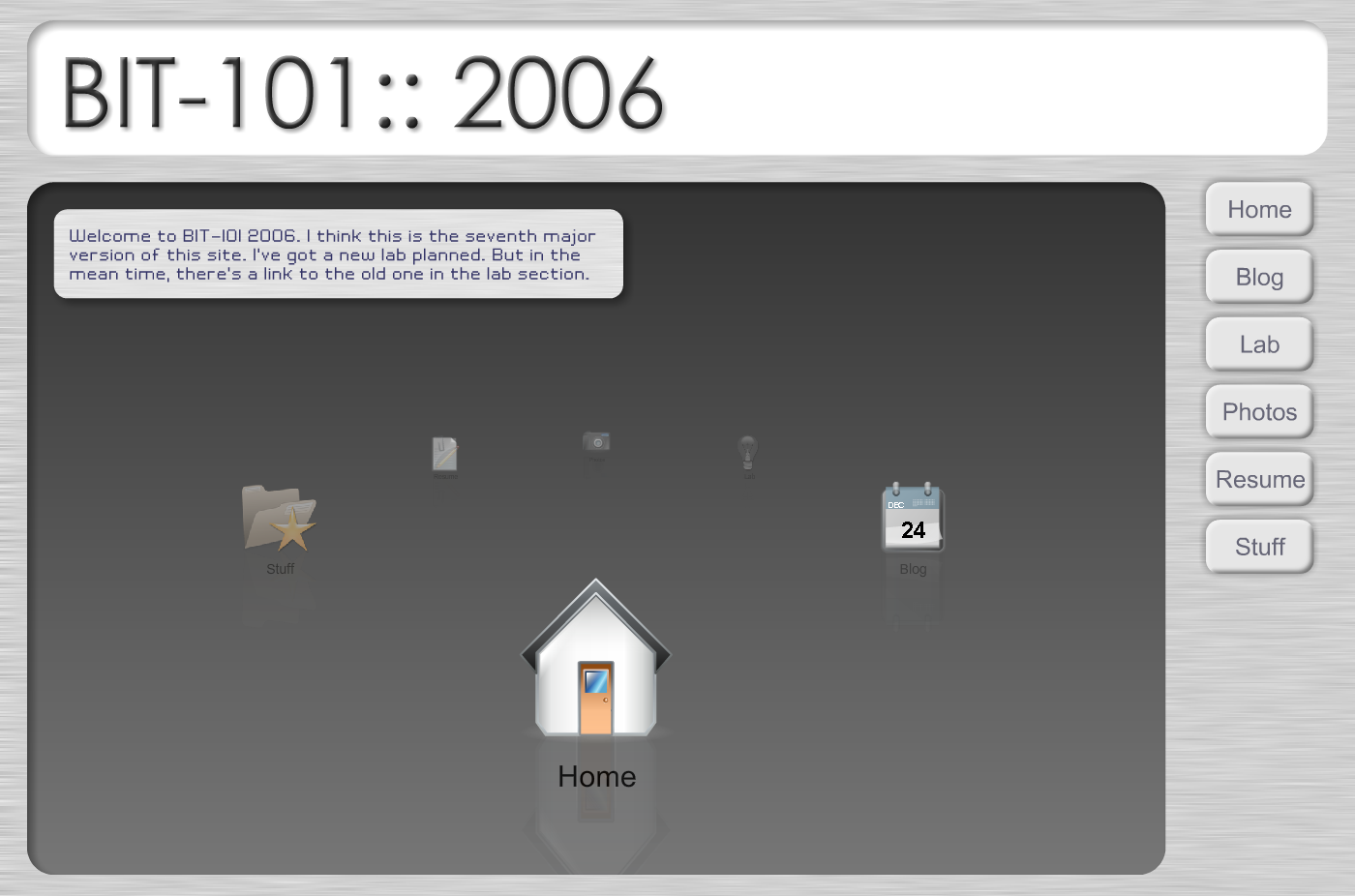 Bit-101 Homepage 2006
