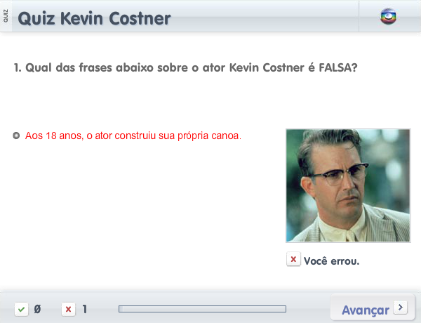 Quiz Kevin Costner