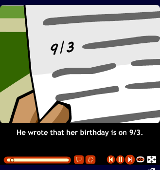 Grandma's Birthday - Adverbs